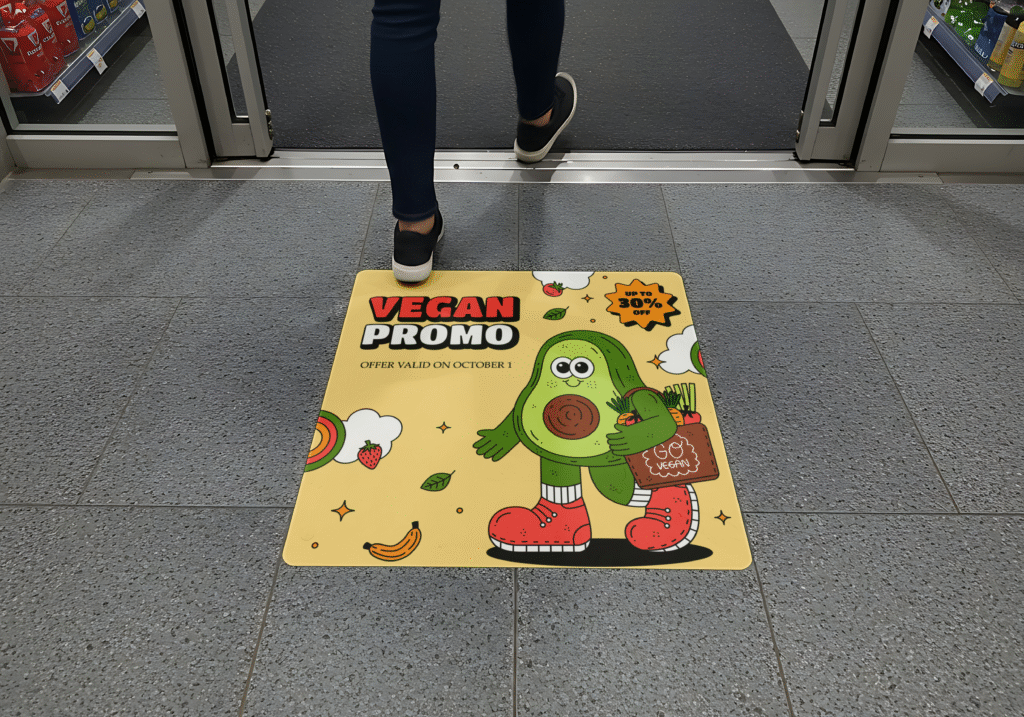 floor decal promotion